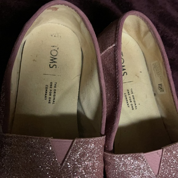 PINK SPARKLY TOMS - Picture 3 of 4
